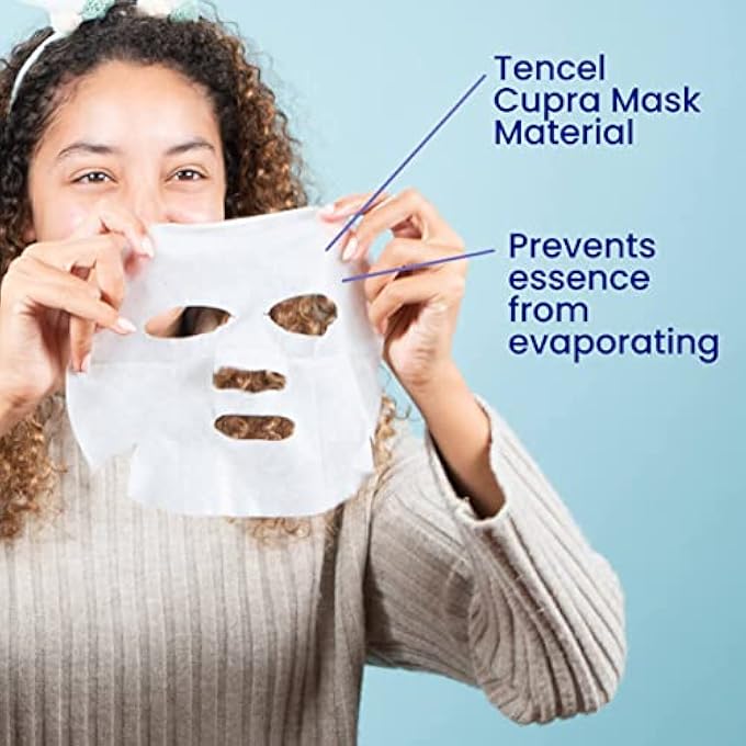 FACETORY K BEAUTY FACE MASK SKIN CARE - EVERYDAY 8 COLLECTION SHEET MASK SET (16 PC) | NATURAL PREMIUM KOREAN FACE MASK FOR ALL SKIN TYPES - NO SULFATES NO PARABENS - Image 4